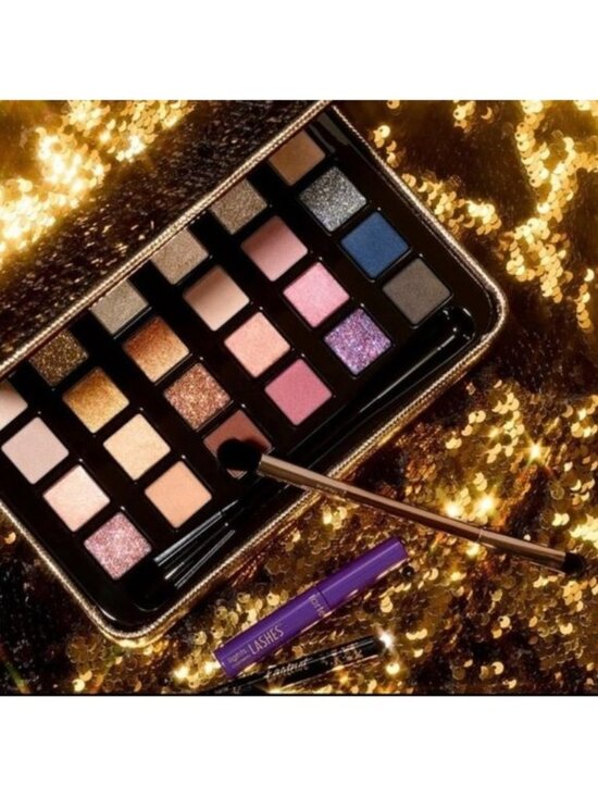 tarte Other - NIB Tarte Winter Wonderglam Luxe Eye Palette Set Shimmer Glitter Metallic Makeup